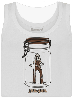 Jar in jar dámské tílko klasické White