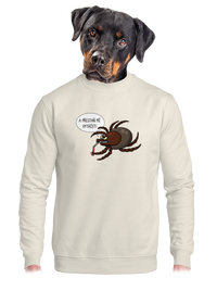 unisex mikina bez kapuce