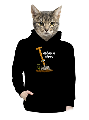 Občas si rýpnu dámská mikina klokanka Black