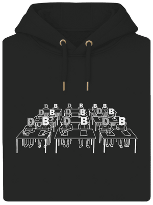 Cimrman: Debil, blbeček unisex mikina premium Dark Black