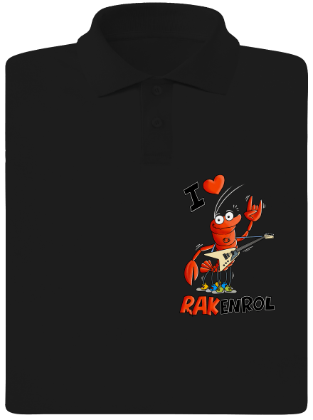 Rakenrol pánská polokošile Black
