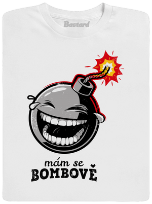 Mám se bombově dětské tričko White
