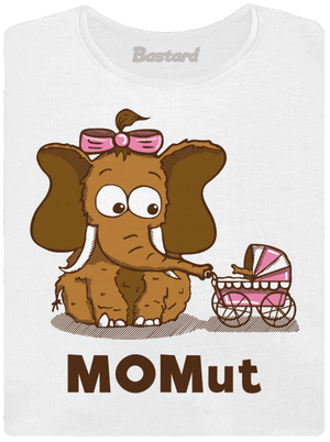 Momut dámské tričko s lemem White