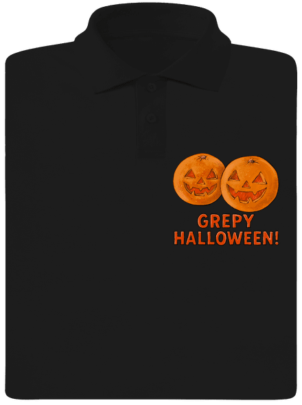 Grepy Halloween pánská polokošile Black