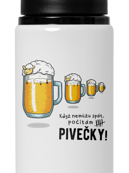 Pivečka lahev na vodu White