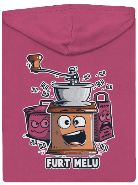 Mlýnek dámská mikina na zip Magenta