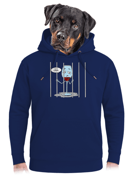Jsem vinen unisex mikina premium Navy