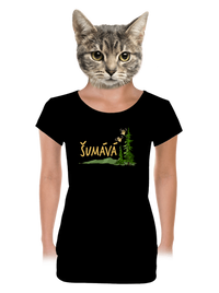 dámské tričko s lemem