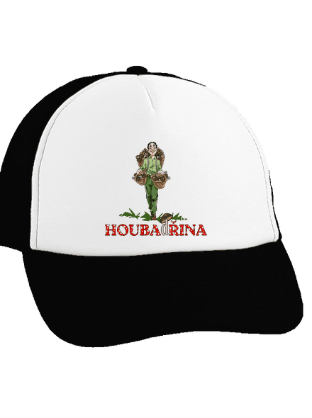 Houbadřina kšiltovka truckerka Black cap