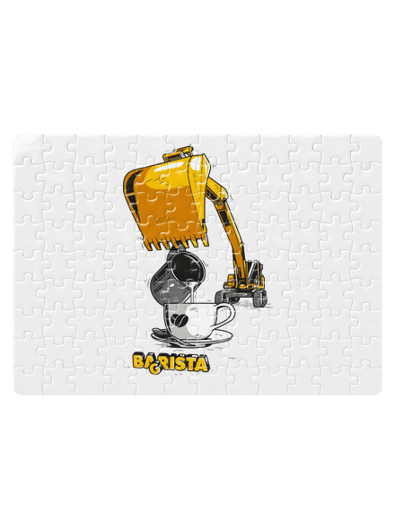 Bagrista puzzle White