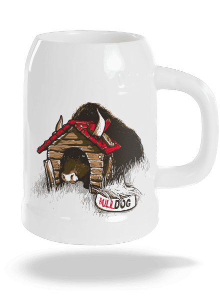 Bulldog půllitr White