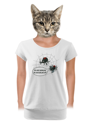 dámské tričko s lemem