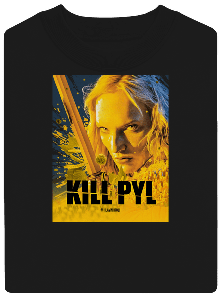 Kill pyl unisex mikina bez kapuce Black