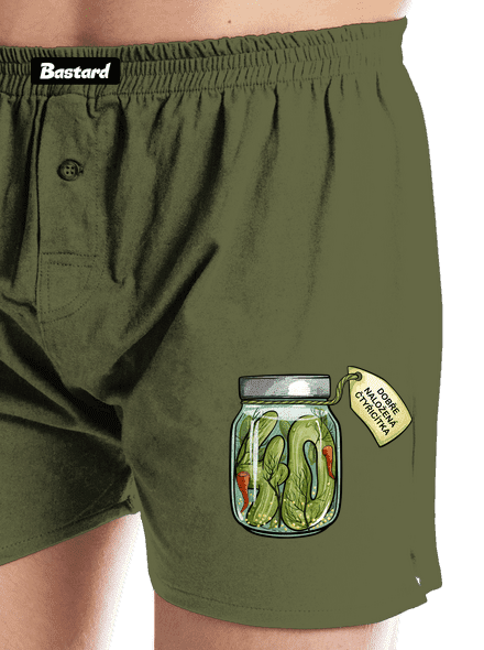 Dobře naložená pánské trenky Khaki
