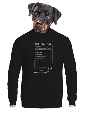 unisex mikina bez kapuce