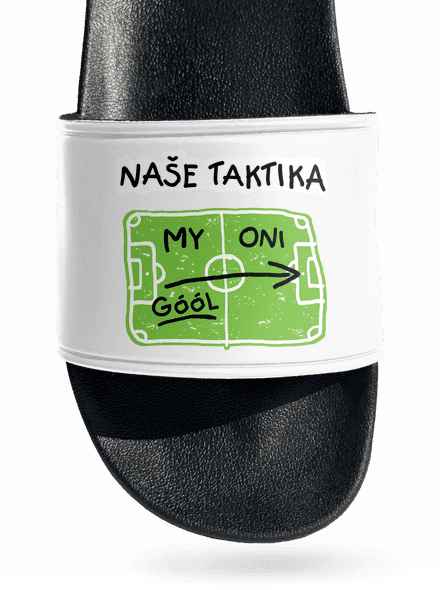 Naše fotbalová taktika pantofle White