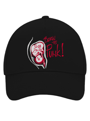 Born to punk kšiltovka baseballka Black