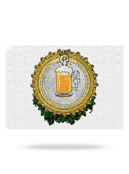 Pivní horoskop: Lev puzzle White