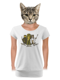 dámské tričko s lemem