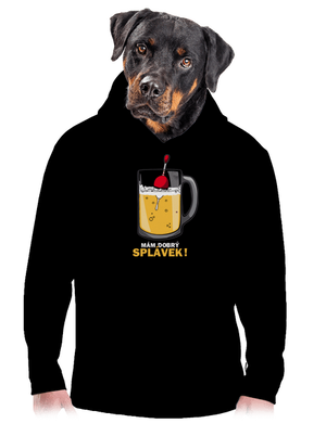 Splávek pánská mikina klokanka Black