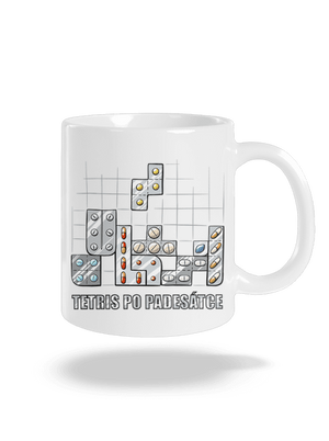 Tetris po padesátce  klasický hrnek White