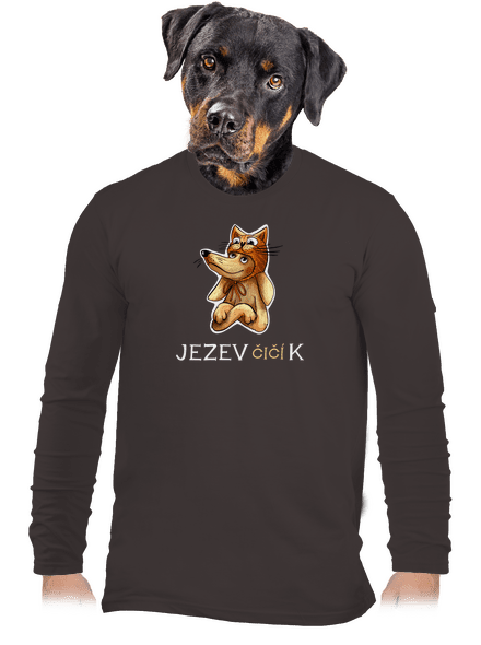 Jezevčičík pánské dlouhý rukáv Bear Brown