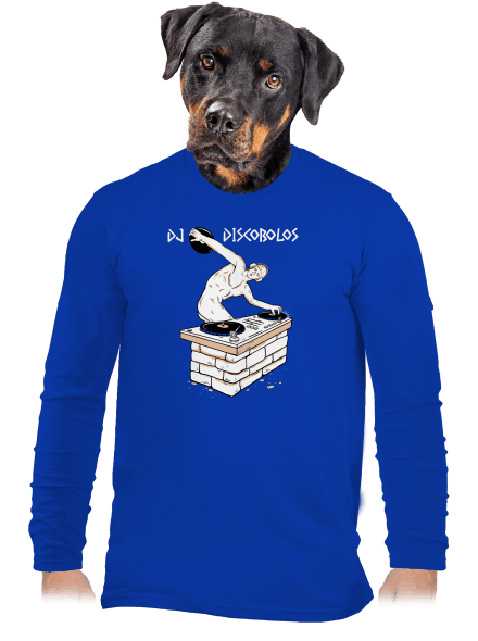 DJ Discobolos pánské dlouhý rukáv Royal Blue
