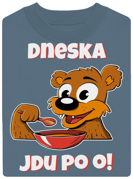 Dneska jdu po o unisex mikina bez kapuce Nordic Blue