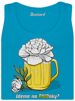 Pivoňky dámské tílko klasické Blue Atol