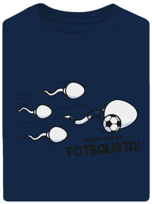 Vždycky jsem byl... unisex tričko oversized Midnight Blue