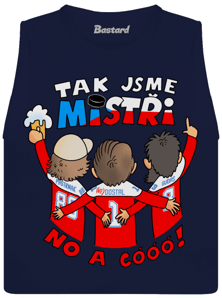 Mistři dámské tílko volné Navy