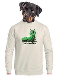 unisex mikina bez kapuce