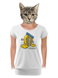 dámské tričko s lemem