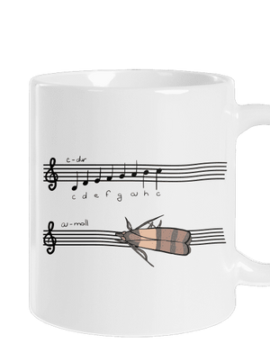 A - moll klasický hrnek White