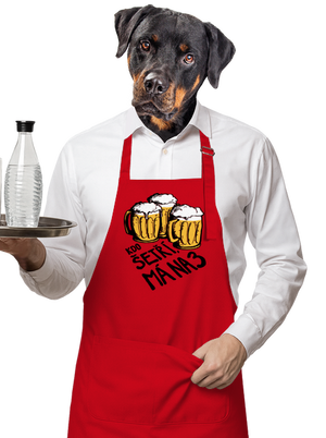 Kdo šetří, má na tři zástěra Red