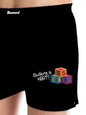 Budeme si hrát pánské trenky Black