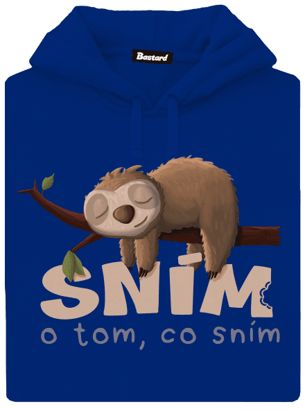 Sním o tom, co sním dámská mikina klokanka Royal Blue Mal