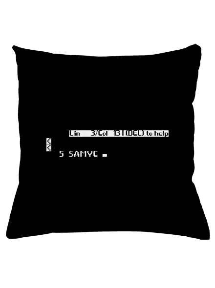 5 Samyc polštář Black