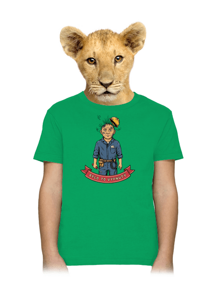 Bylo to vypnutý dětské tričko Kelly Green