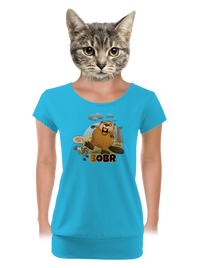 dámské tričko s lemem