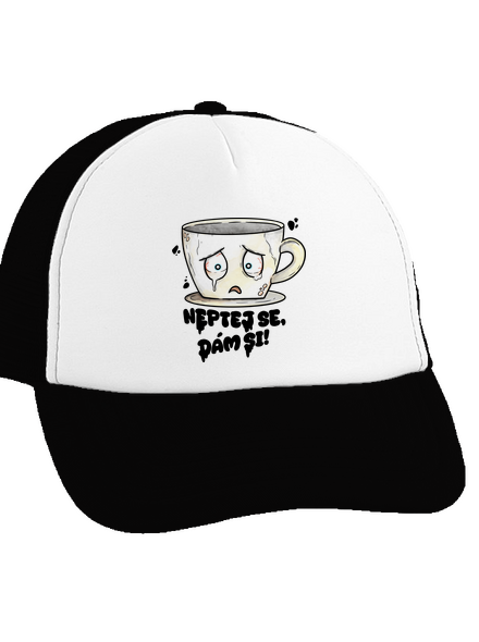 Neptej se, dám si kšiltovka truckerka Black cap