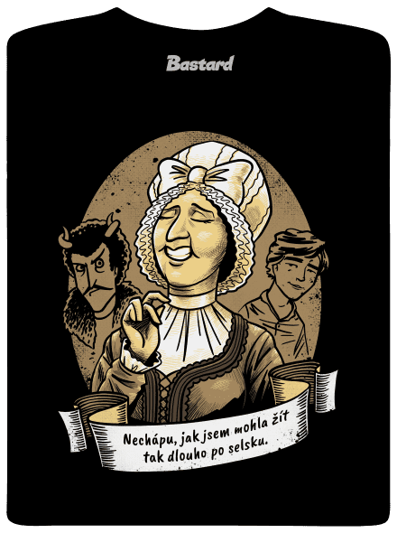 B14: Dorota Máchalová pánské dlouhý rukáv Black