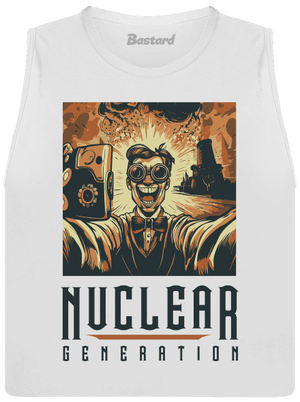 Nuclear generation dámské tílko volné White