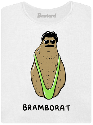 Bramborat dámské tričko s lemem White