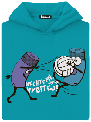 Vybitej dětská mikina klokanka Hawaiian Blue