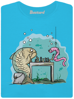 Zase neberou dámské tričko s lemem Blue Atol