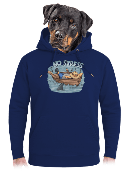 No stress unisex mikina premium Navy