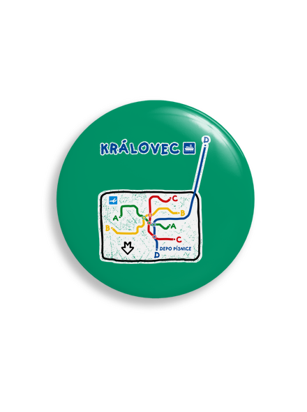 Metro Královec placka uni