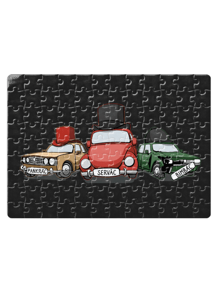 Tři veteráni puzzle White