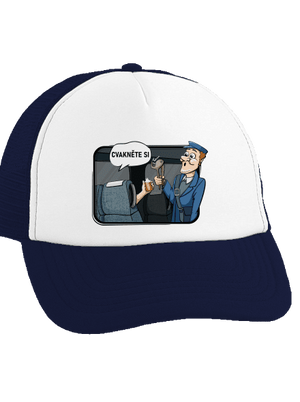 Cvakněte si kšiltovka truckerka French Navy cap